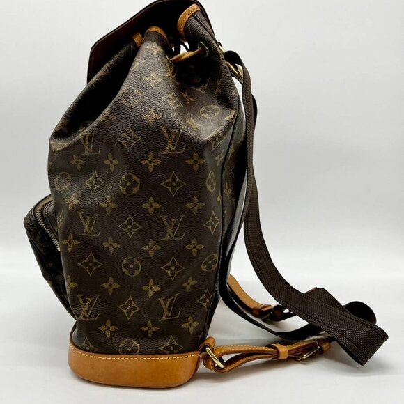 🔥EXTRA LARGE🔥 Authentic Louis Vuitton Monogram Montsouris GM Backpack Bag LV - Picture 9 of 16